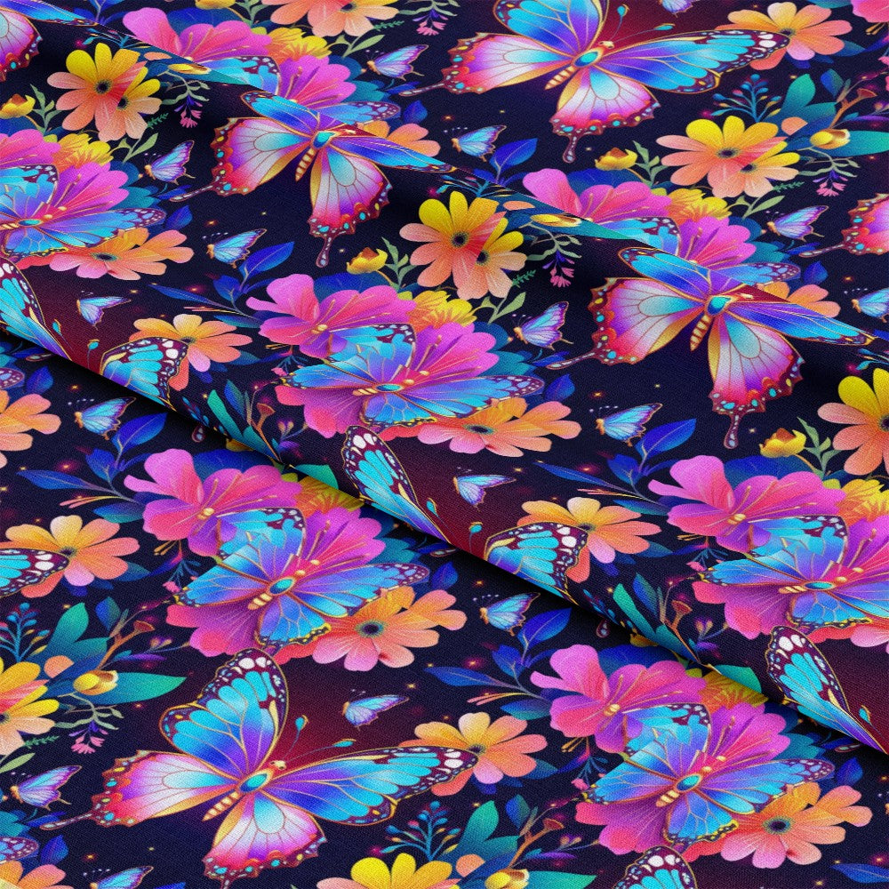 Fantasy Butterflies Pattern 32 Quilting Cotton Fabric