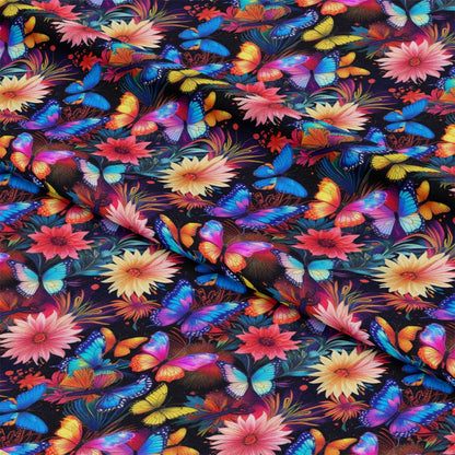Fantasy Butterflies Pattern 6 Quilting Cotton Fabric