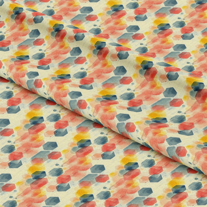 Mid Century Mod Geometric Pattern 1 Quilting Cotton Fabric