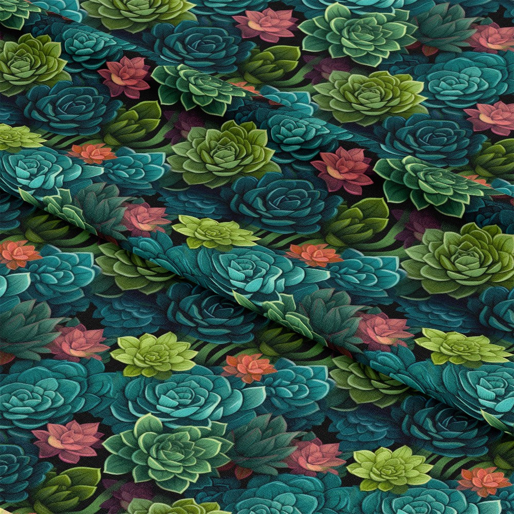 Succulents Pattern 5 Quilting Cotton Fabric