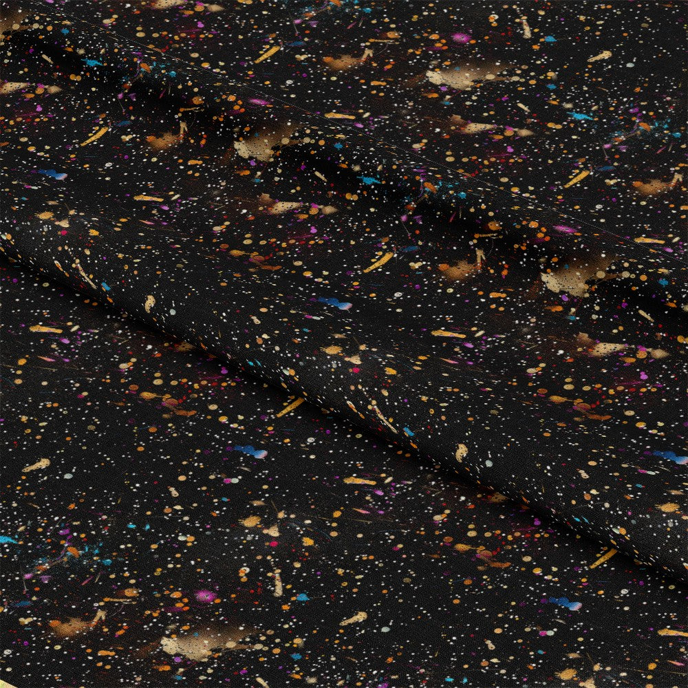 Glitter Paint Splatter Pattern 18 Quilting Cotton Fabric