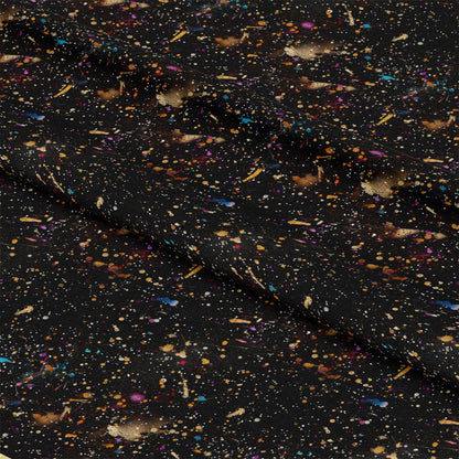 Glitter Paint Splatter Pattern 18 Quilting Cotton Fabric