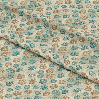 Dog Paws Pattern 16 Quilting Cotton Fabric