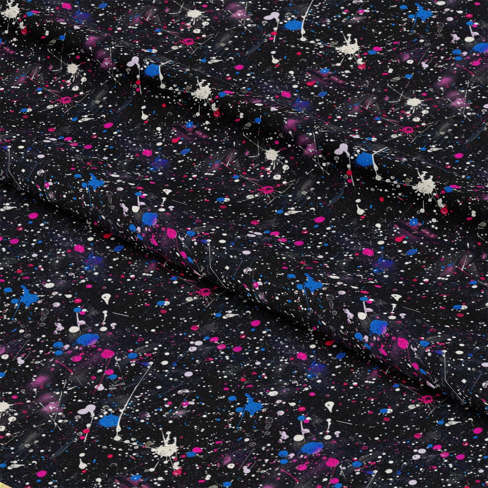 Glitter Paint Splatter Pattern 15 Quilting Cotton Fabric