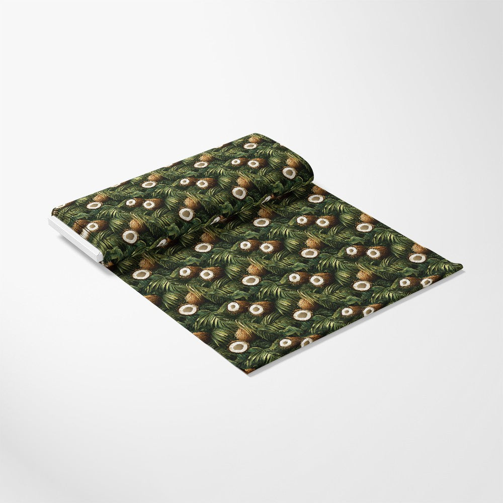 Coconut Jungle Leaves Pattern 18 Quilting Cotton Fabric