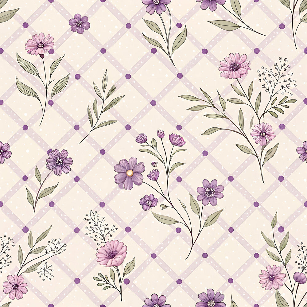 Lavender Cottage Floral Fat Quarter Bundle