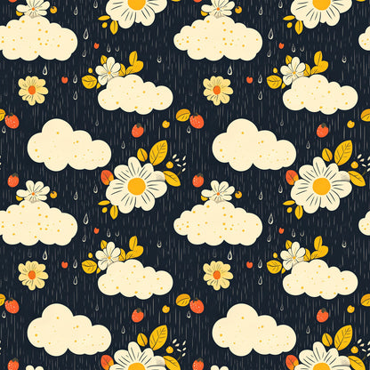 Spring Rain Umbrellas Fat Quarter Bundle