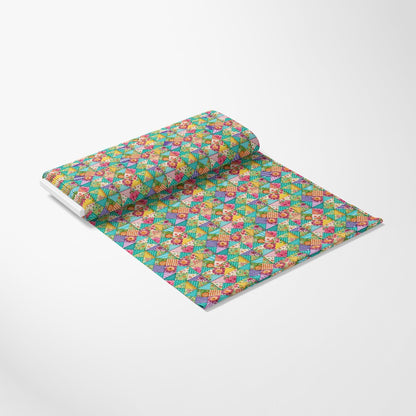 Spring Patchwork Pattern 1 Quilting Cotton Fabric