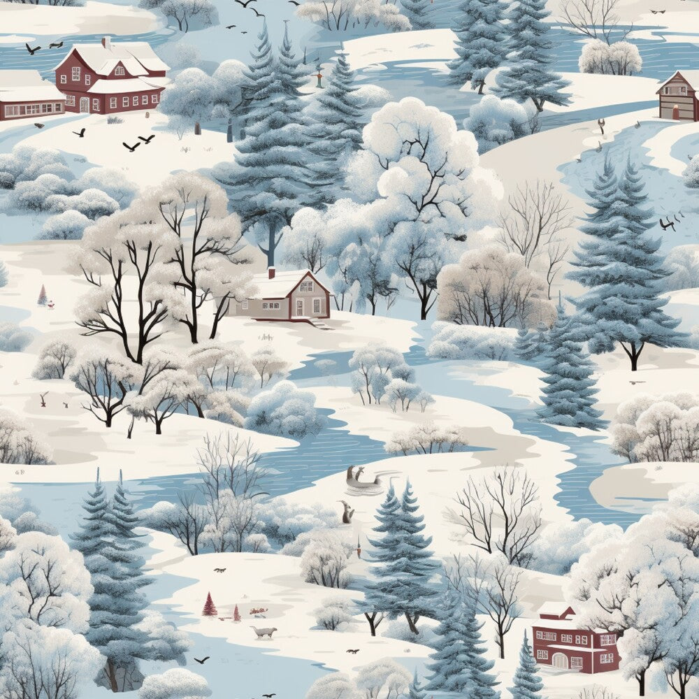 Winter Scenery Fat Quarter Bundle