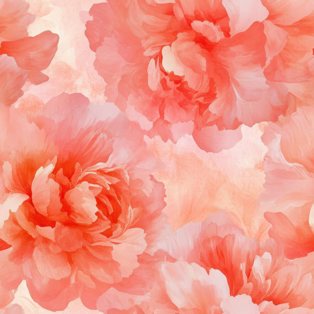 Sunset Coral Peony Fat Quarter Bundle