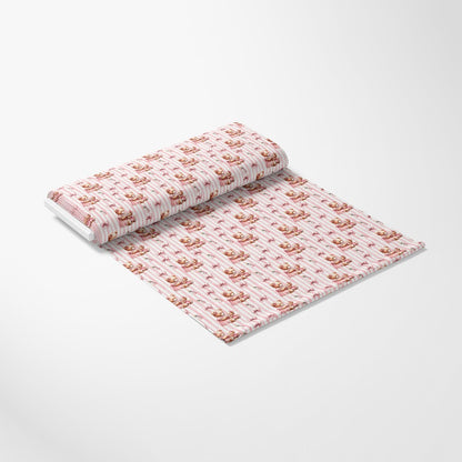 Pink Baby Teddy Bears Pattern 1 Quilting Cotton Fabric