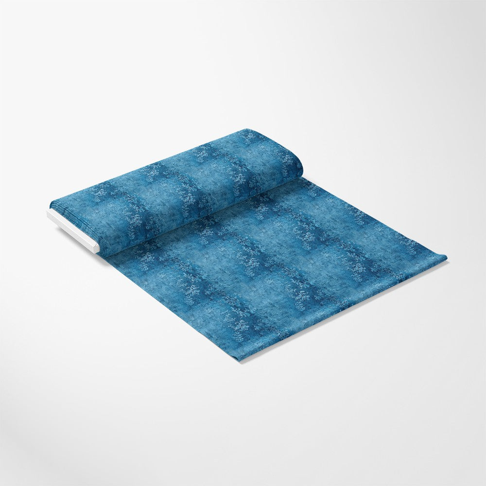 Vintage Farmhouse Blue Pattern 3 Quilting Cotton Fabric