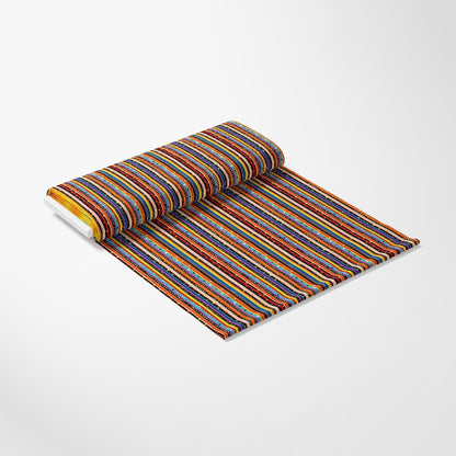 Colorful Stripes and Dots Pattern 3 Quilting Cotton Fabric