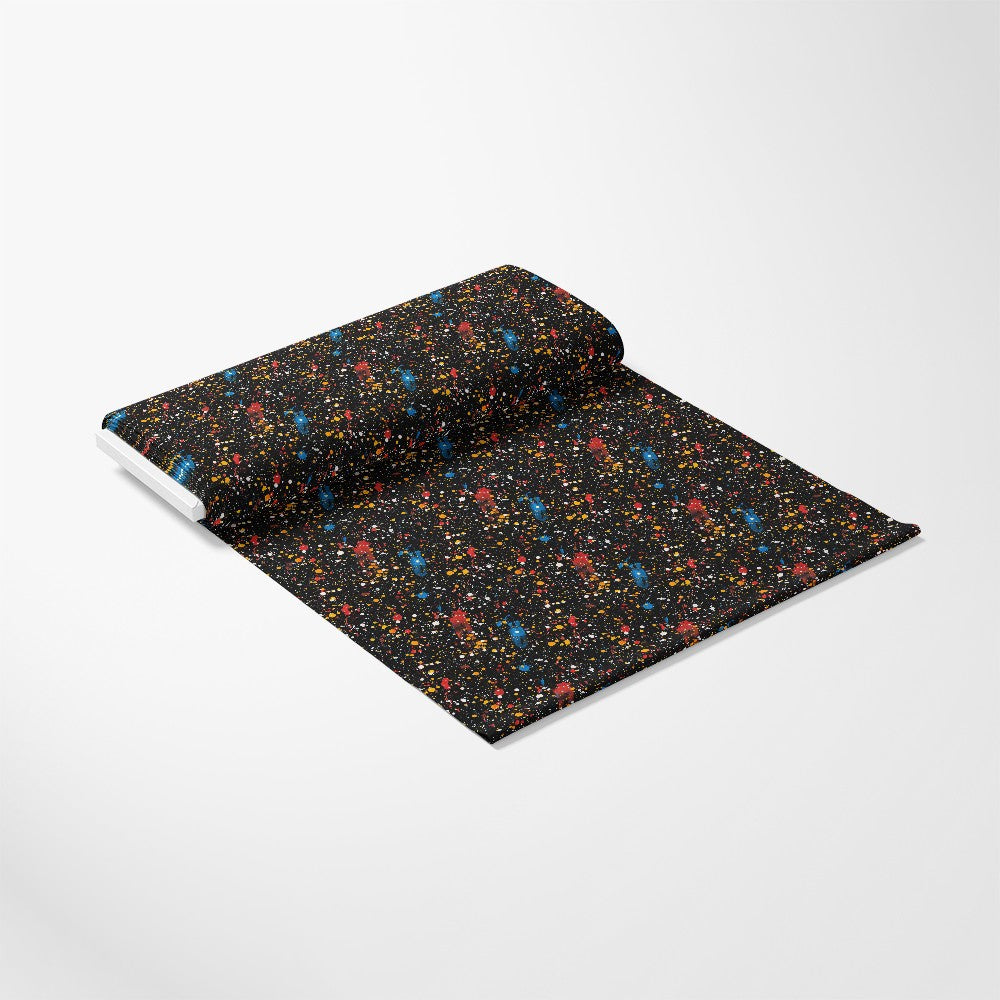 Glitter Paint Splatter Pattern 17 Quilting Cotton Fabric