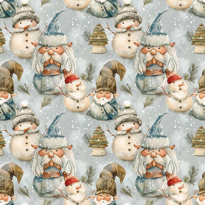 Classic Christmas Gnomes Fat Quarter Bundle