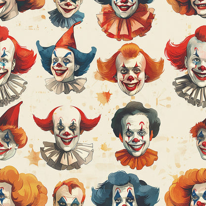 Old Timey Clown Fat Quarter Bundle