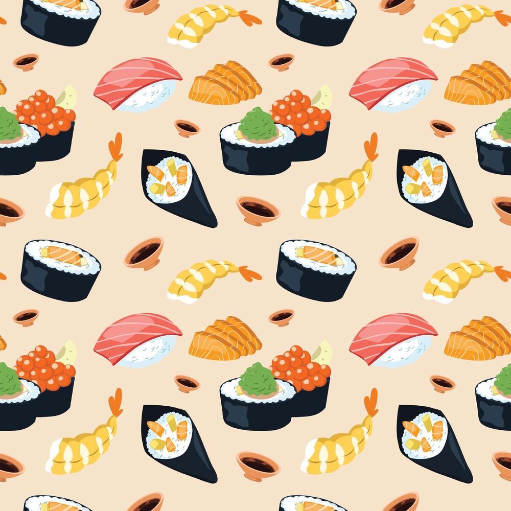 My Favorite Sushi Fat Quarter Bundle