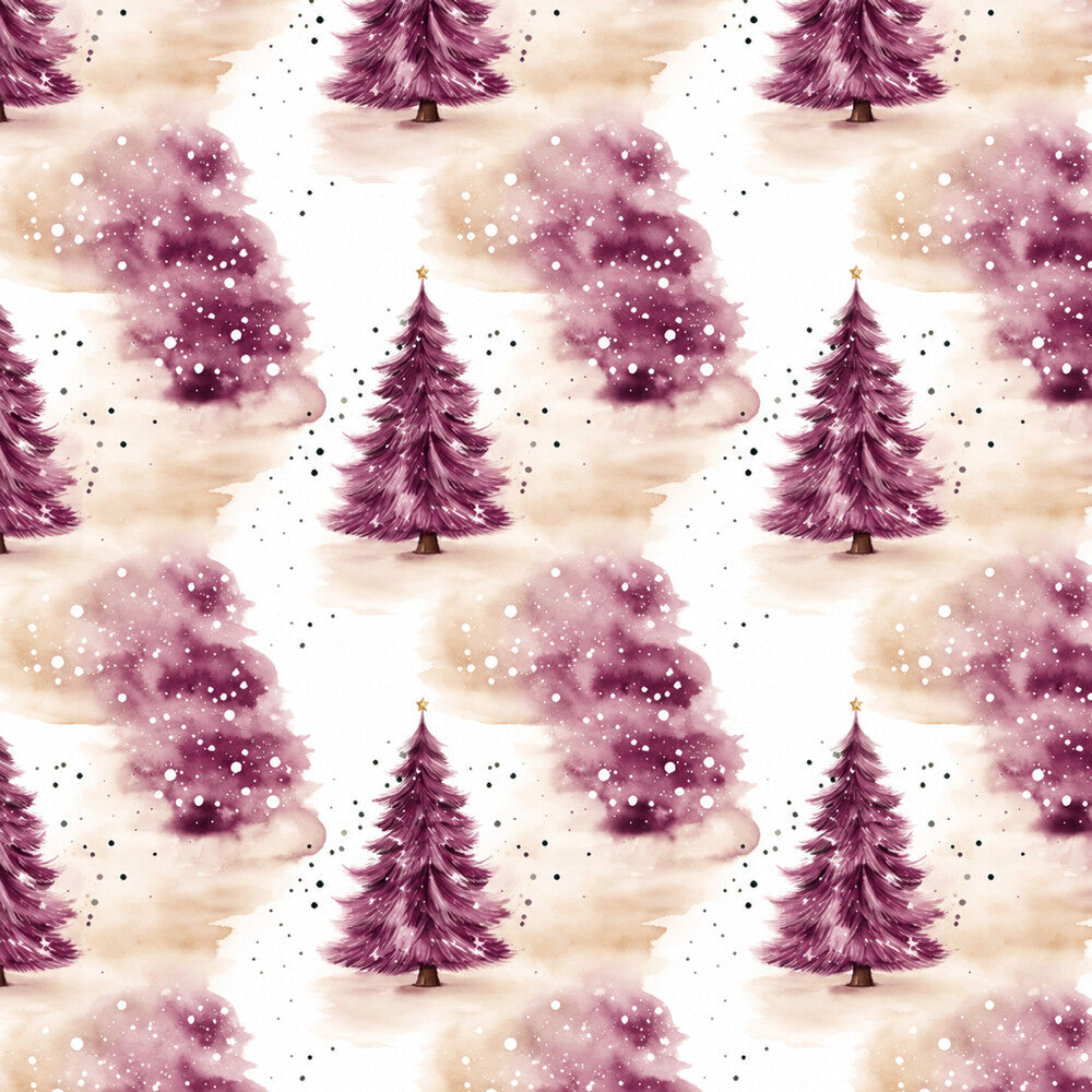 Vintage Plum Christmas Fat Quarter Bundle