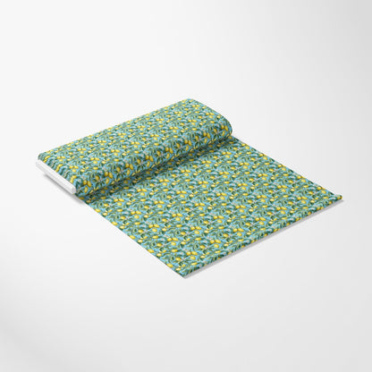 Lemons and Citrus Sour Splash Pattern 5 Quilting Cotton Fabric