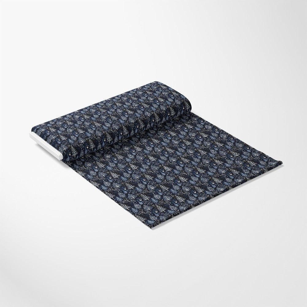 Delft Blue Winter Pattern 2 Quilting Cotton Fabric