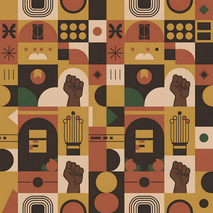 Black History Month Bauhaus Fat Quarter Bundle