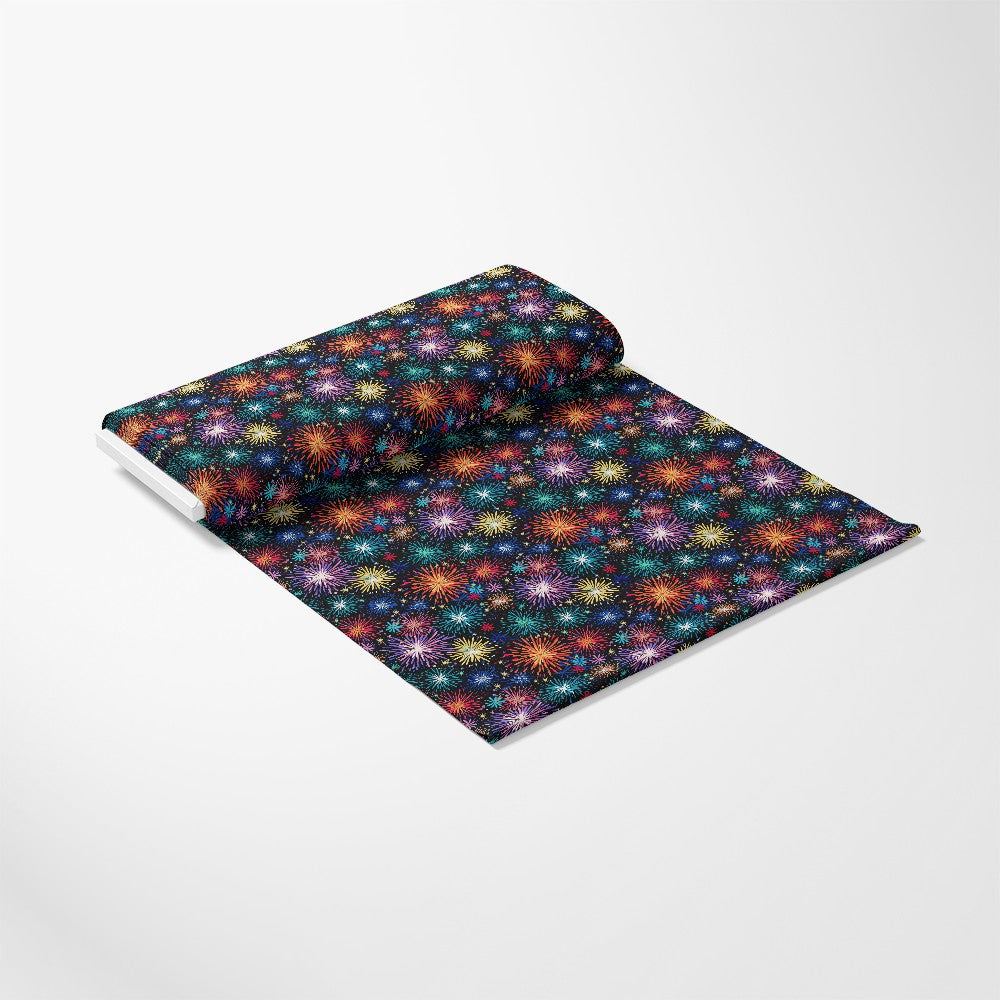 Colorful Fireworks Pattern 10 Quilting Cotton Fabric
