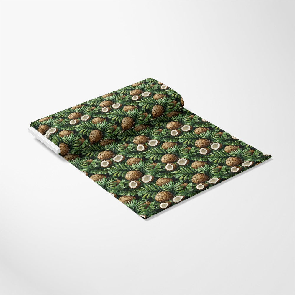 Coconut Jungle Leaves Pattern 11 Quilting Cotton Fabric