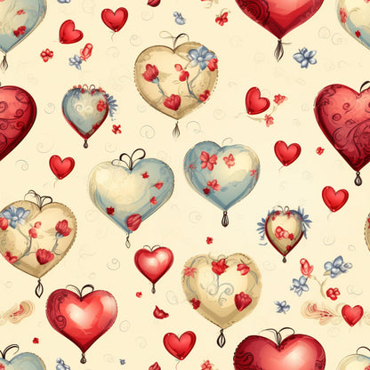 Vintage Valentines Day Fat Quarter Bundle