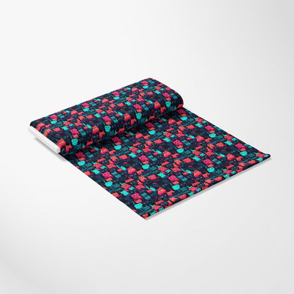Suspicious Cats Pattern 5 Quilting Cotton Fabric