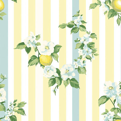 Lemon Floral Shabby Chic Fat Quarter Bundle