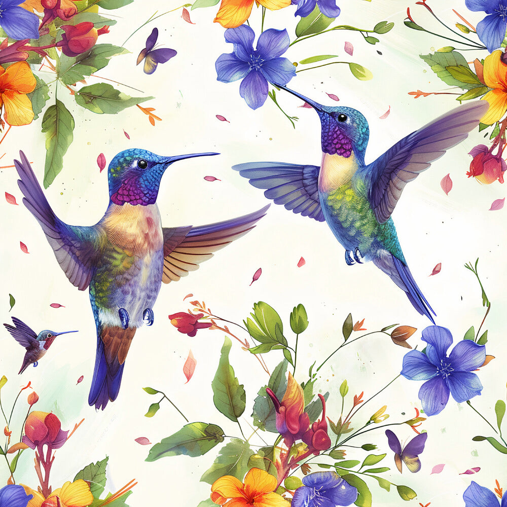 Hummingbirds in Spring Fat Quarter Bundle