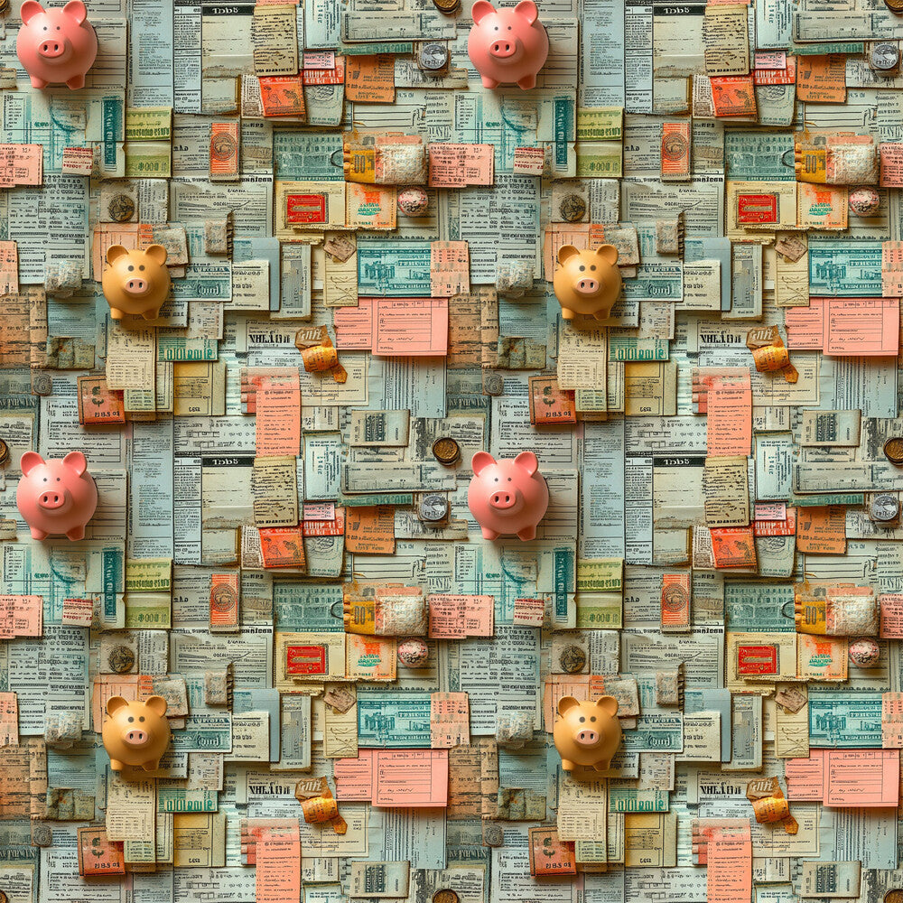 Tax Day Receipts Fat Quarter Bundle