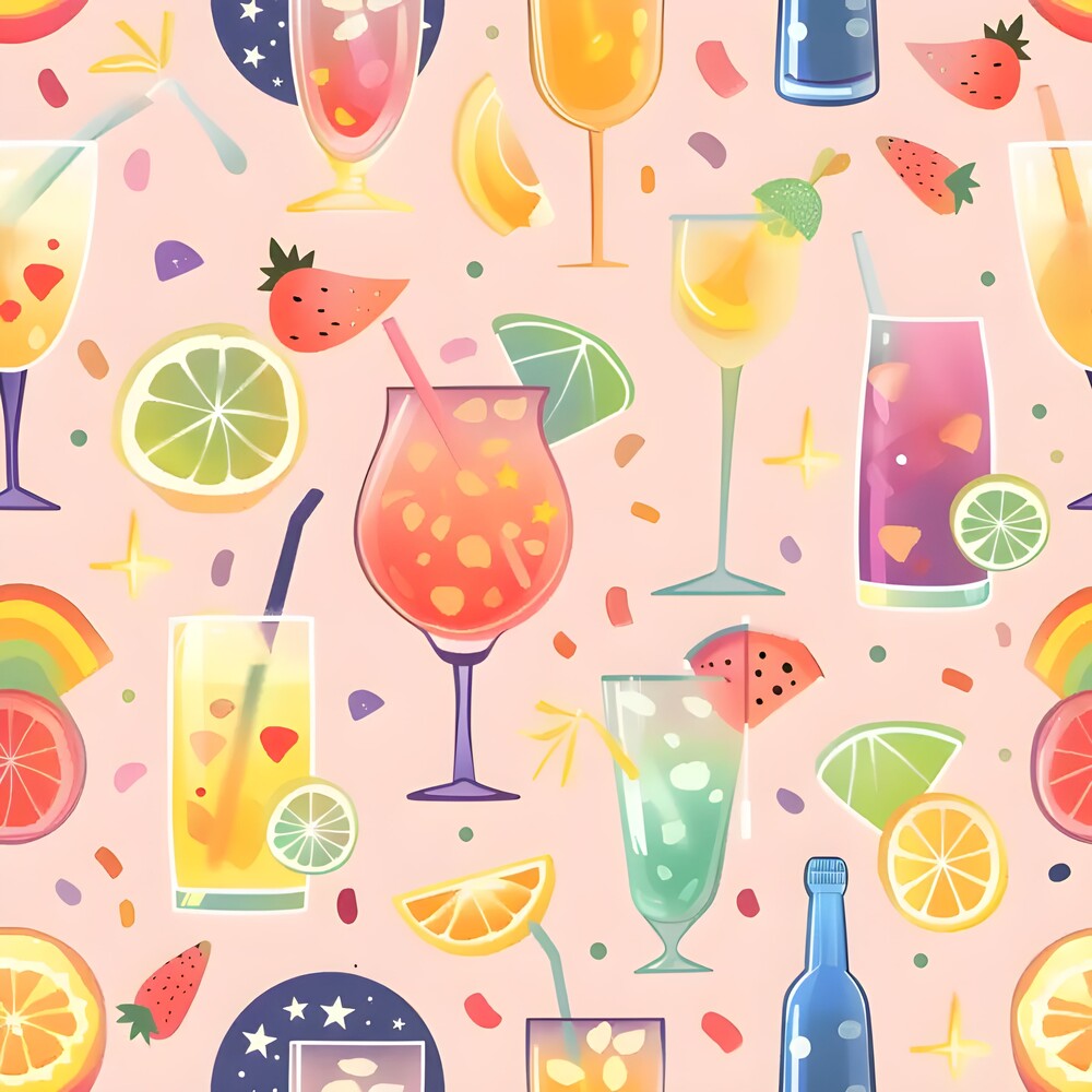 Summer Cocktails Fat Quarter Bundle