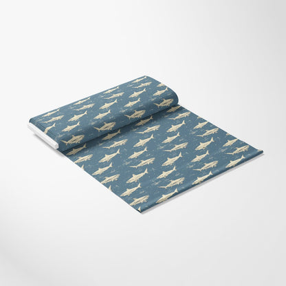 Sharks Circling Pattern 8 Quilting Cotton Fabric