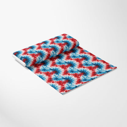 Patriotic Tie-Dye Pattern 4 Quilting Cotton Fabric
