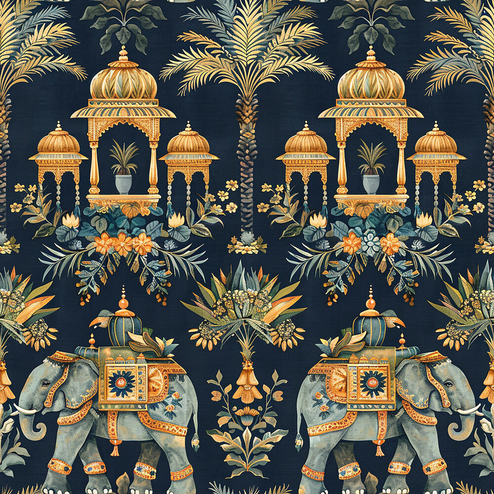 Ananyas Elephant Elegance Fat Quarter Bundle