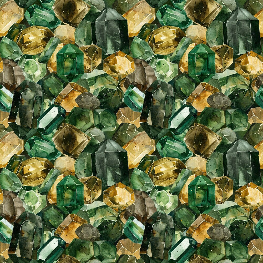 Emerald Gemstones Fat Quarter Bundle