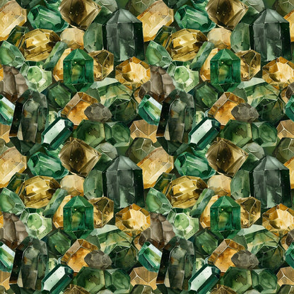 Emerald Gemstones Fat Quarter Bundle