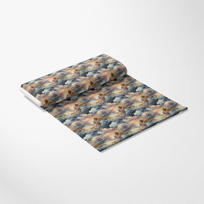 Colorful Clouds Pattern 1 Quilting Cotton Fabric