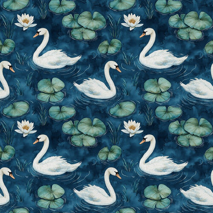 Swan in the Pond Fat Quarter Bundle