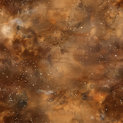 Brown Painted Galaxy Fat Quarter Bundle