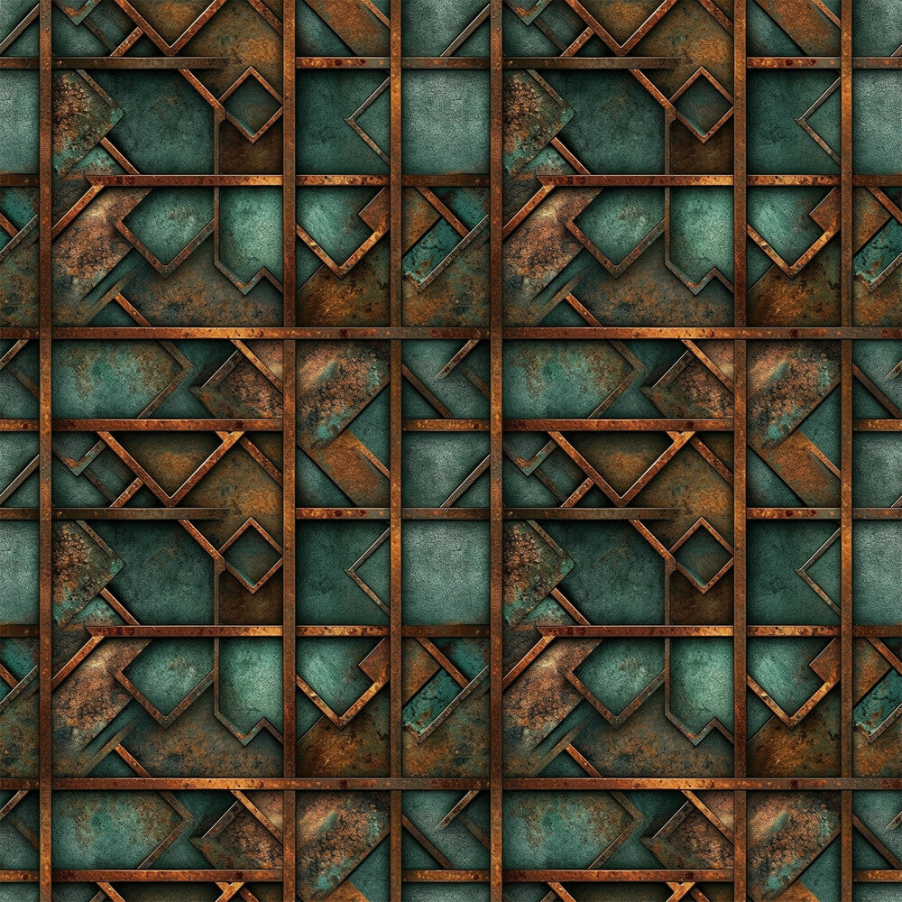 Rusted Iron Metal Textures Fat Quarter Bundle