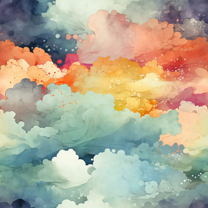 Colorful Clouds Fat Quarter Bundle
