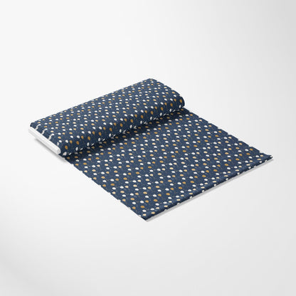 Navy and Gold Celebration Pattern 11 Quilting Cotton Fabric