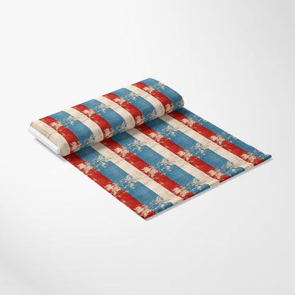 Distressed Patriotic Pattern 11 Quilting Cotton Fabric