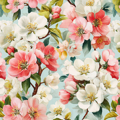Spring Flower Decor Fat Quarter Bundle