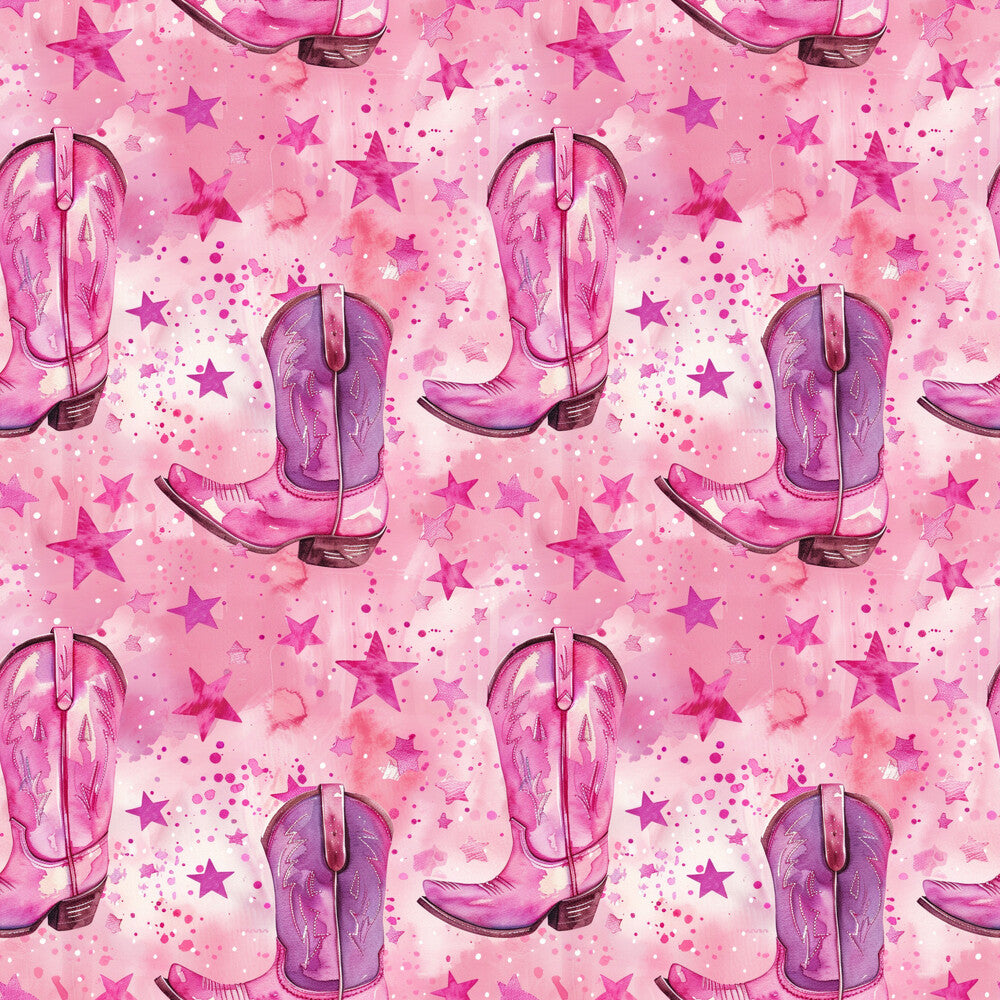 Pink Cowboy Boots Fat Quarter Bundle