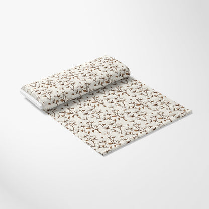 Raw White Cotton Pattern 11 Quilting Cotton Fabric
