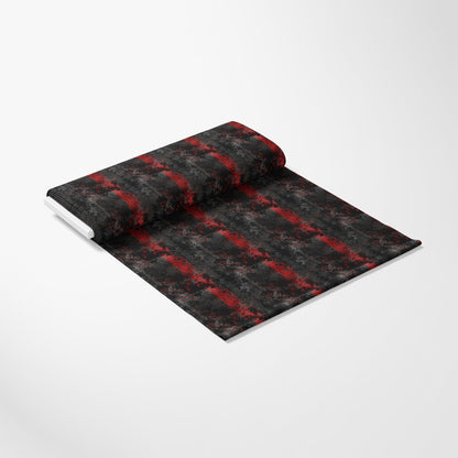 Red and Black Grunge Pattern 7 Quilting Cotton Fabric