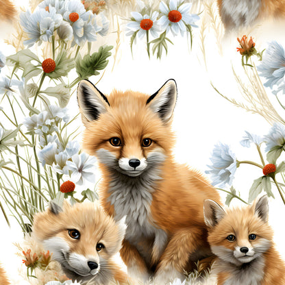 Baby Foxes Fat Quarter Bundle